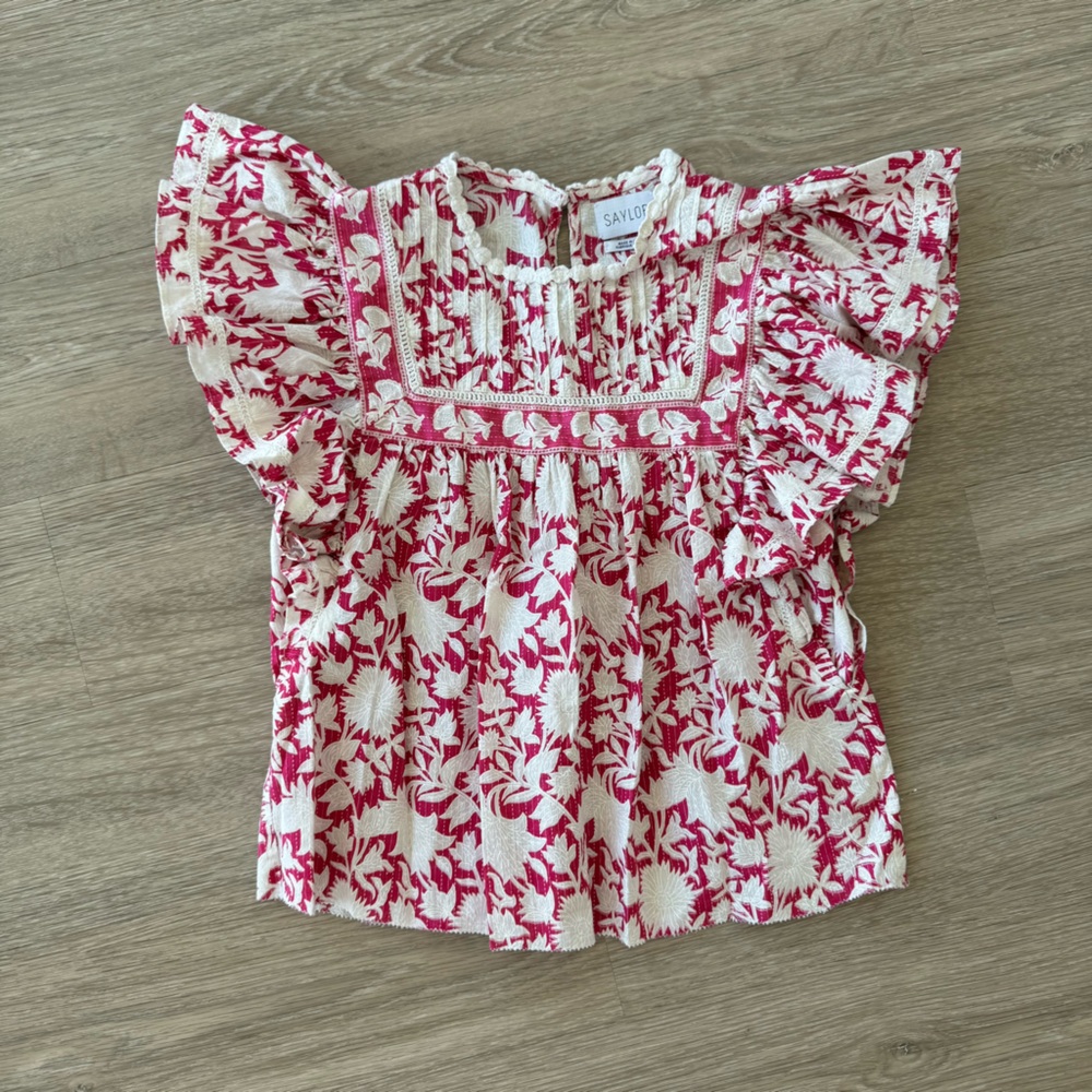 Saylor printed top
